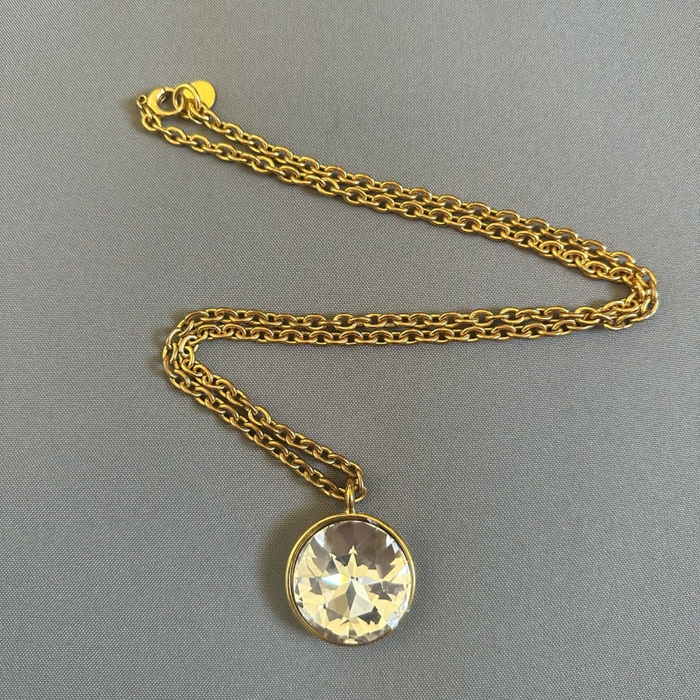 Escada Gangster Glam Giant Crystal Necklace